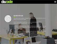 Tablet Screenshot of devcode.ro
